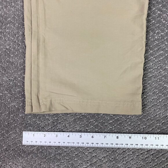 The North Face Convertible Cargo Pants Men's XL Khaki Hiking Outdoor Belt Belted - Picture 14 of 16
